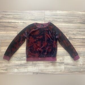 Art Class Sweater Kids Lg size 10-12 Red Tie Dye Soft Sweater Long Sleeve Girls